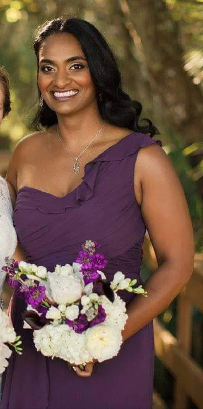 Special Buy David's Bridal F15734 Plum