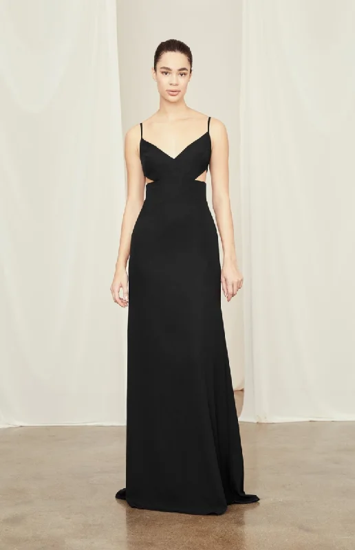 Early Access Amsale Shiloh Bridesmaid Dress in BLUSH - GB065P