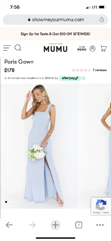 Huge Discounts Show Me Your MuMu Paris Gown