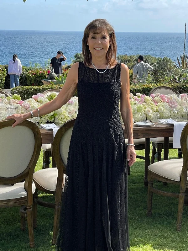 Exclusive Savings Other Akris Collection Embroidered Tulle Evening Dress