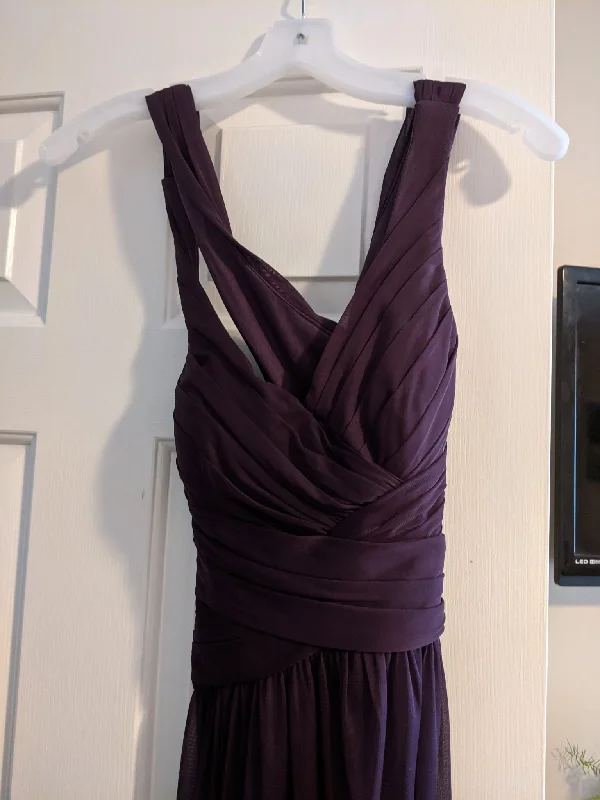 Steals and Deals David's Bridal W10974 Plum