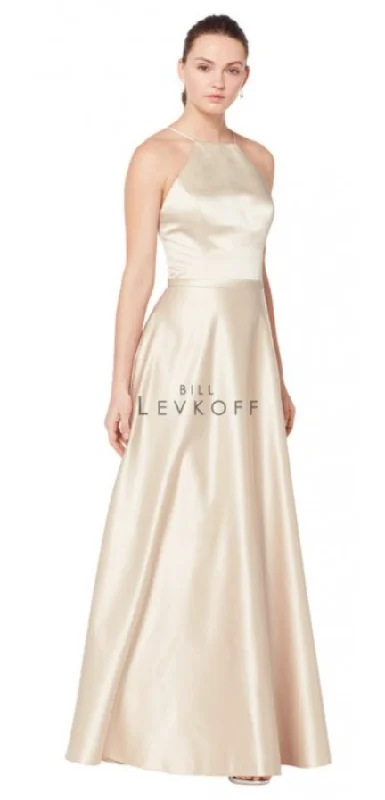 Price Buster Bill Levkoff 1614 Elegant High Neck Bridesmaid Dress