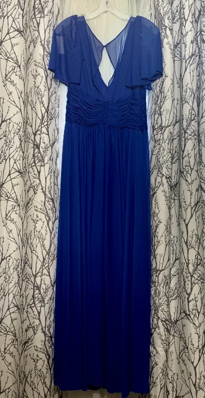 Act Now David's Bridal Long Mesh with Flowy Sleeves