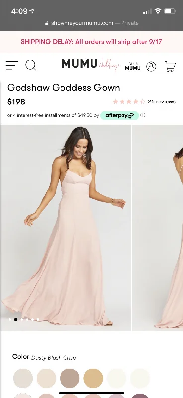 Steals and Deals Show Me Your MuMu Godshaw Goddess Gown