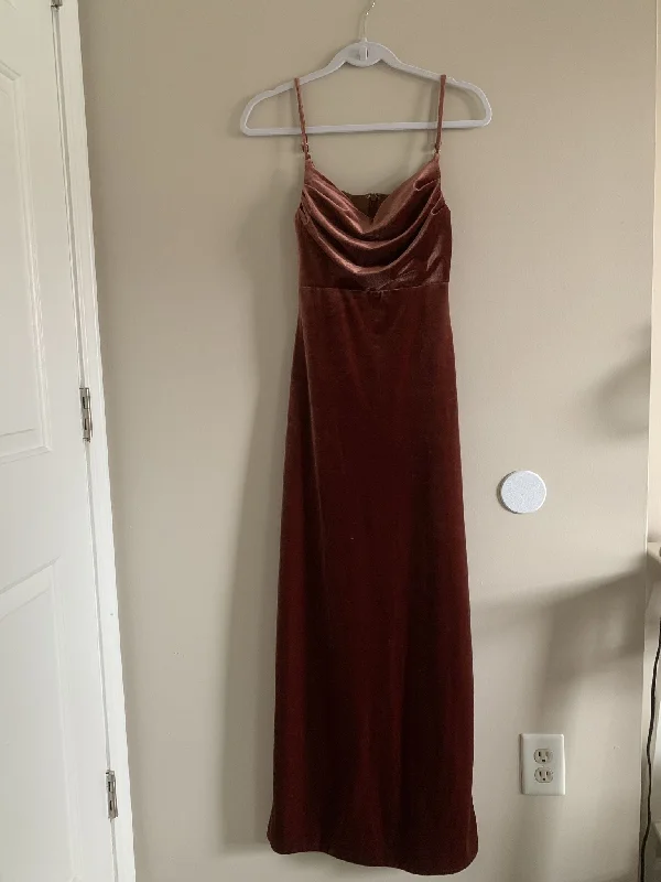 Deal Alert Other Skye Velvet Dress Terra-cotta