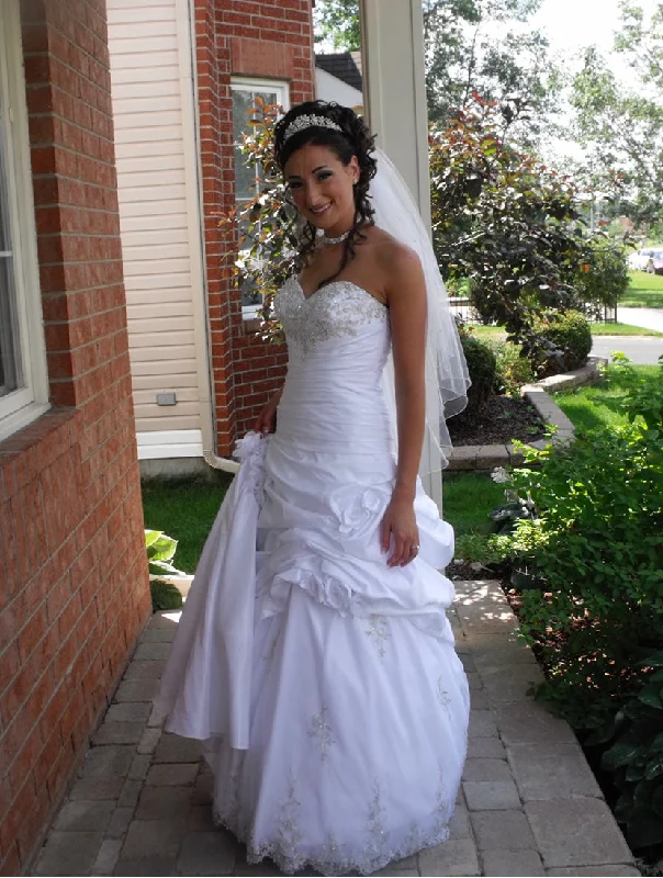 Price Drop Other Strapless Sweetheart Asymmetrically Ruched Floral Skirt