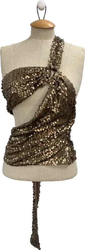 Today’s Deal Mars The Label Brown Keyhole Sequin Set UK 8
