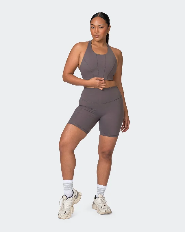 Take Advantage Snatched Bra - Peppercorn