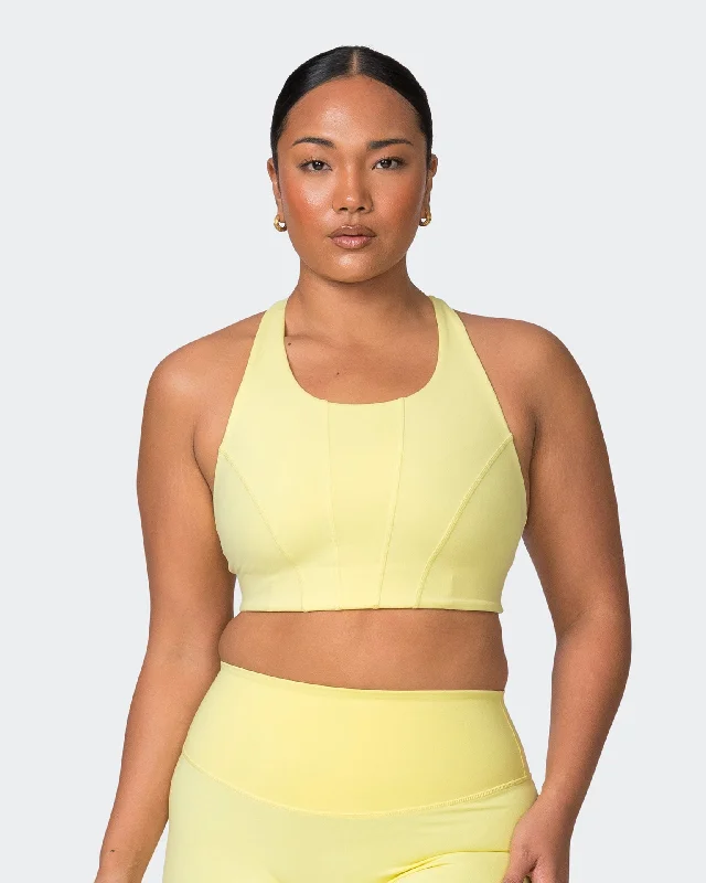 Markdowns Snatched Bra - Sunny Lime