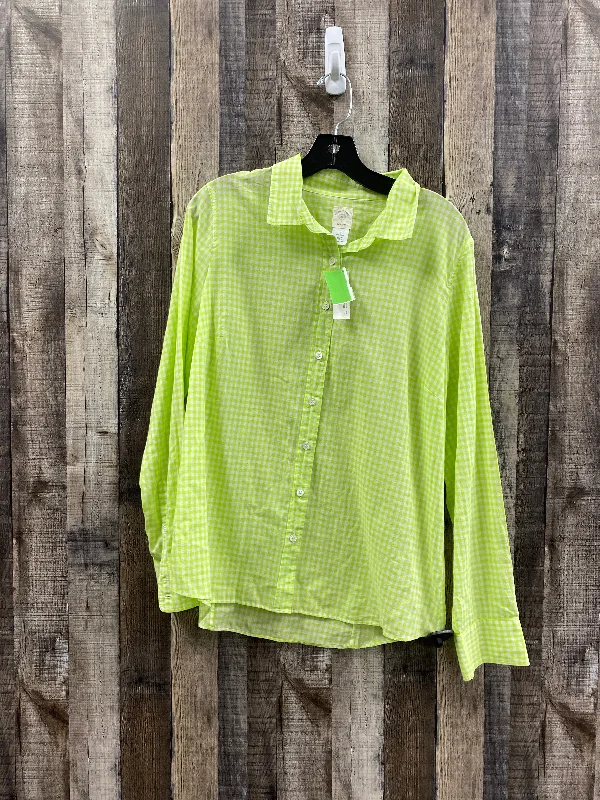 Final Clearance Top Long Sleeve By J. Crew  Size: L(12)