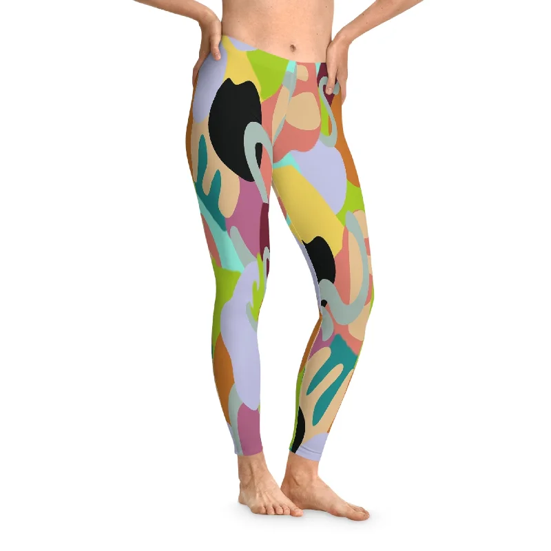 Lowest Price Abstract Wild Stretchy Leggings - Ships from The US