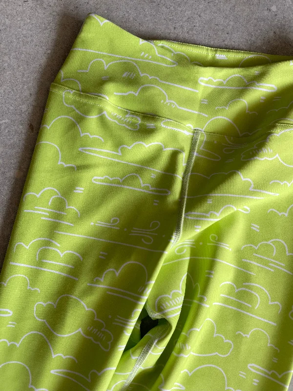 Factory Direct Sale Cloud Lime High Waist Yoga Leggings