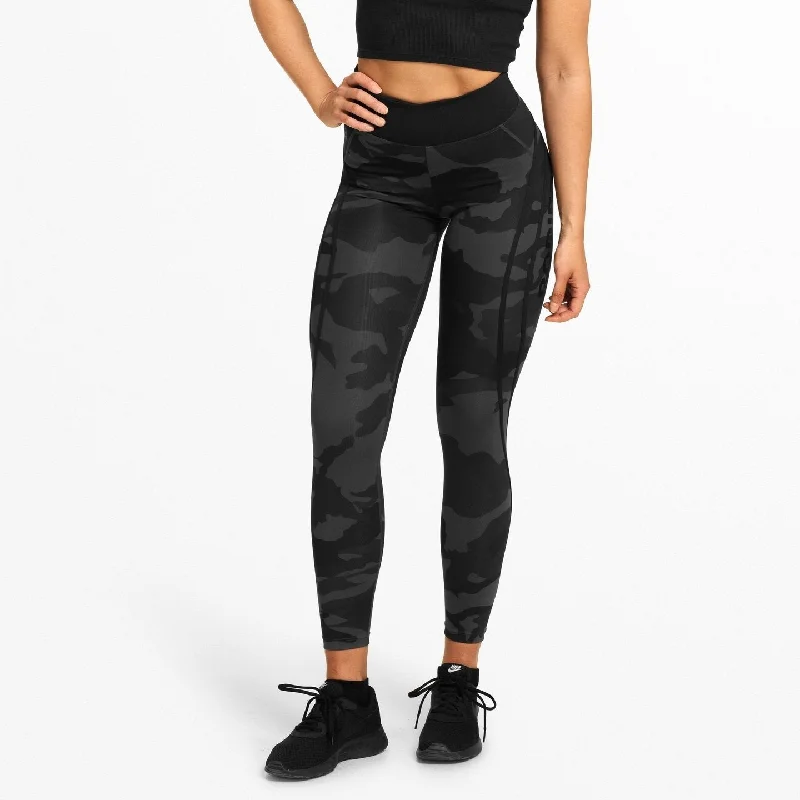 Shop and Save Better Bodies Camo High Tights - Dark Camo