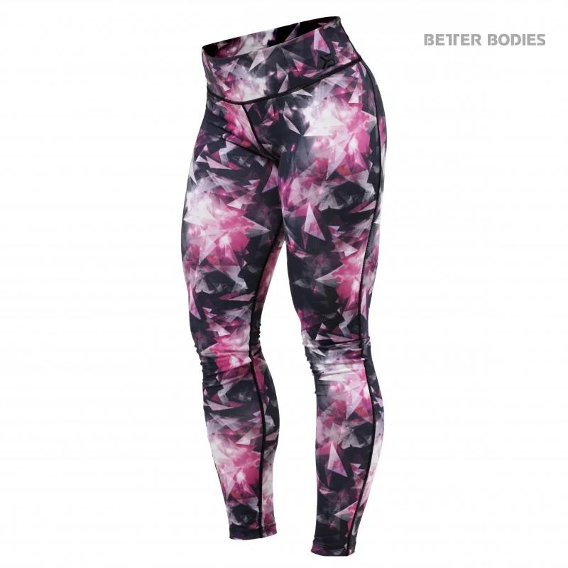 Best Deals Better Bodies Crystal Tights - Hot Pink