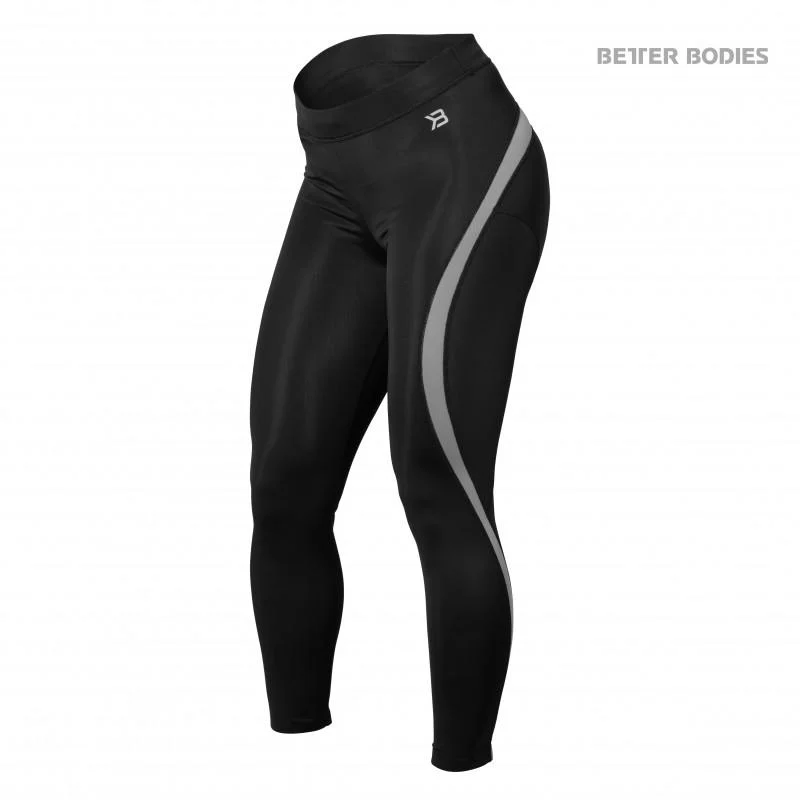 Super Bargain Better Bodies Curve Tights - Black-Grey