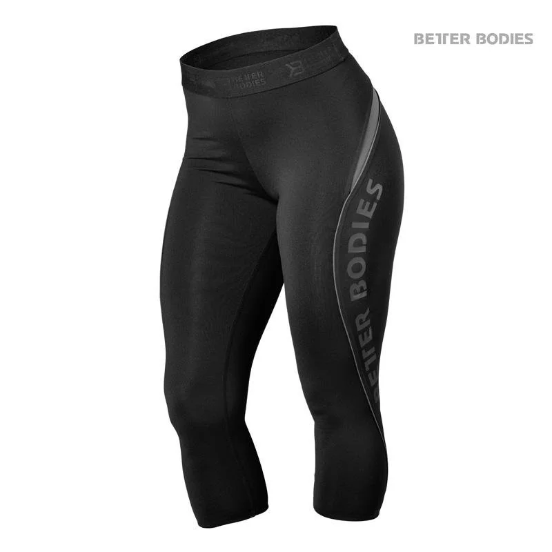 Markdowns Better Bodies Fitness Curve Capri - Black