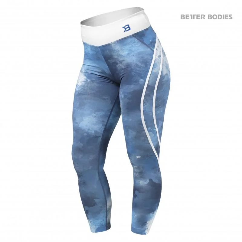 Take Advantage Better Bodies Galaxy High Waist Tights - Bright Blue