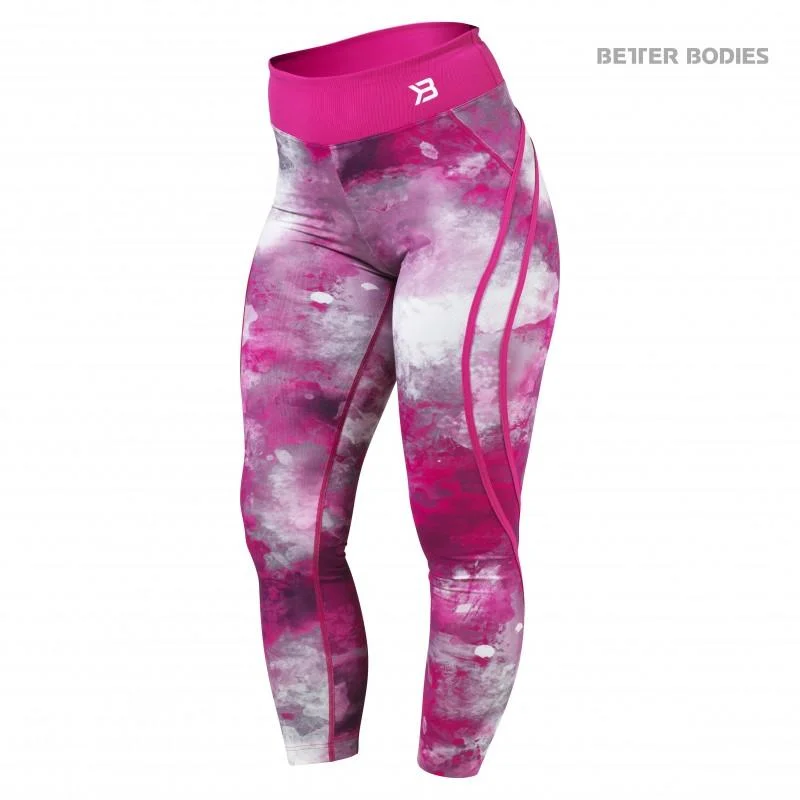 The Best Prices Better Bodies Galaxy High Waist Tights - Hot Pink