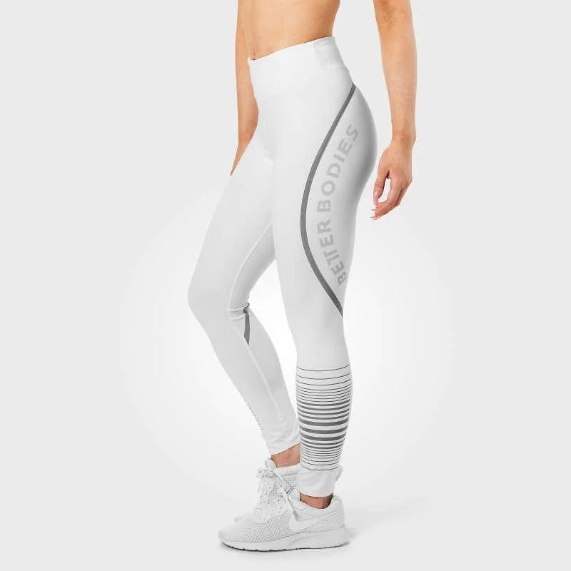 Price Cut Better Bodies Madison Tights - White