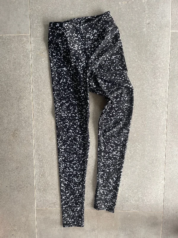 Blowout Sale Black Glitter High Waist Yoga Leggings