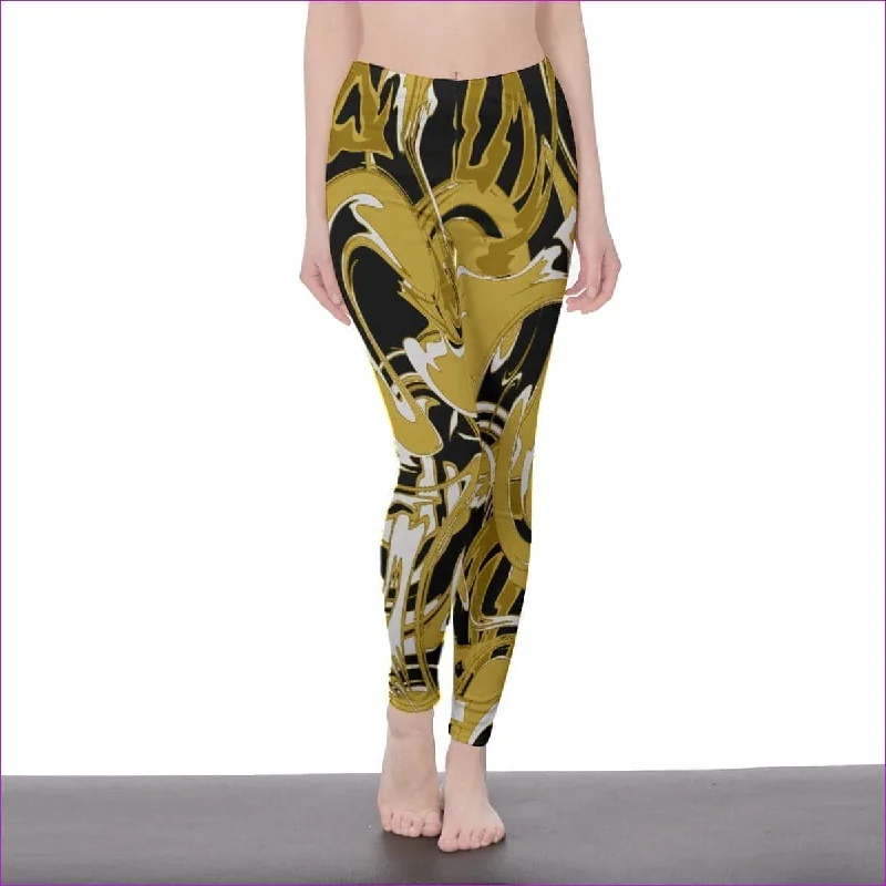 Stock Up and Save Black Ivy Distressed Casual Leggings