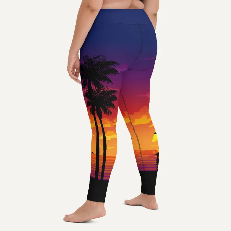 Don't Miss California Sunset High-Waisted Leggings