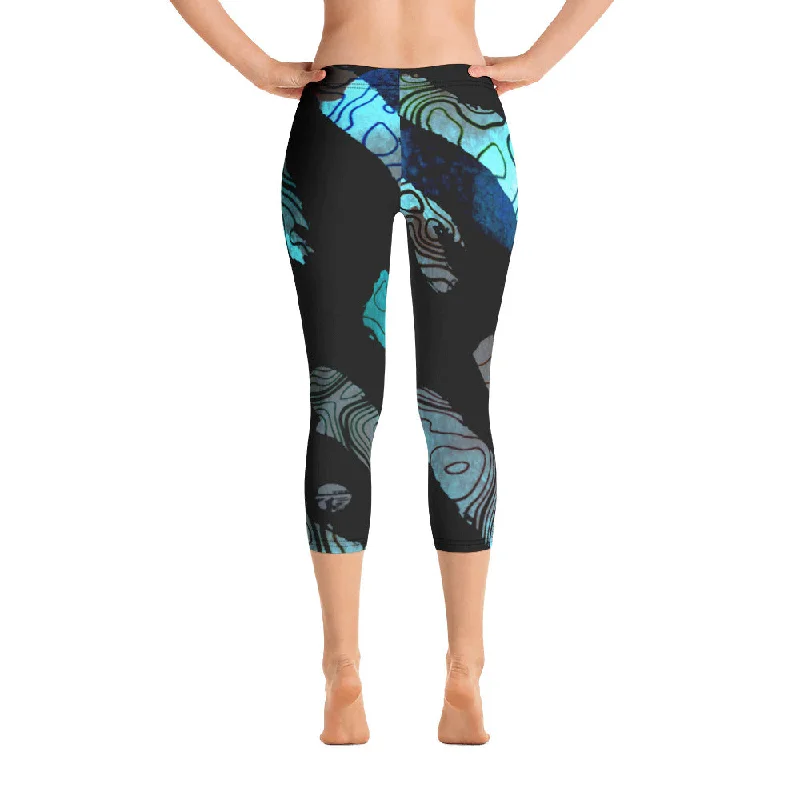 Special Price Capri Legging - NIGHT CHANGERS - (Active/Surf Leggings)
