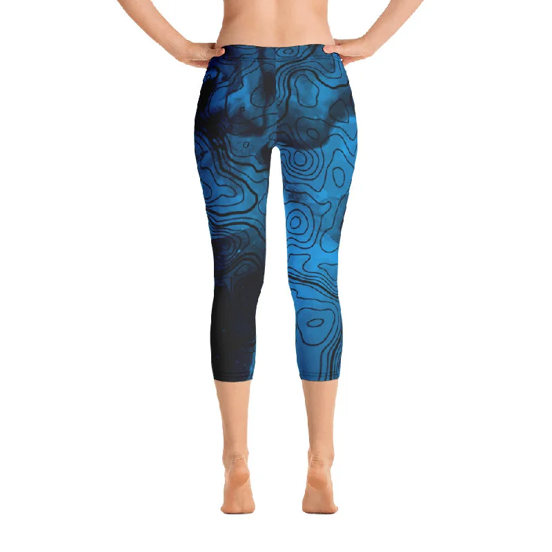 Sale Event Capri Legging - SEA FLOOR - (Active/Surf Leggings)