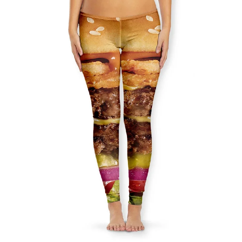 Can't Miss Cheeseburger Women's Leggings