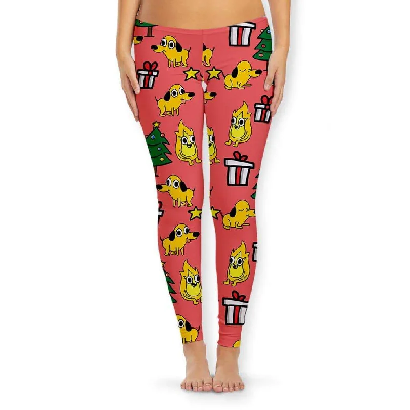 Mega Sale Christmas Is Fine Women's Leggings