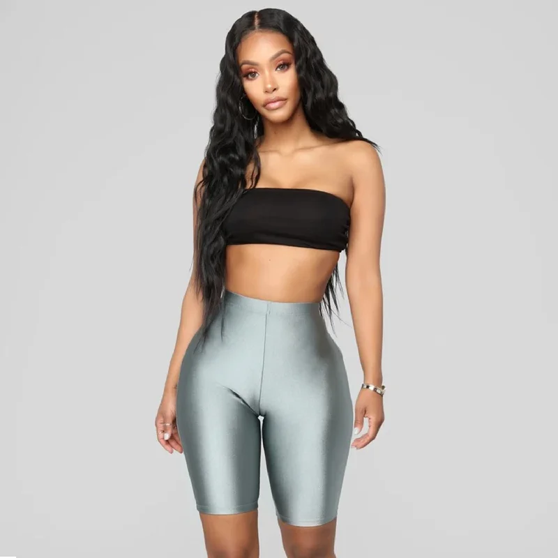Anniversary Sale Curves For Days Biker Shorts - Gray