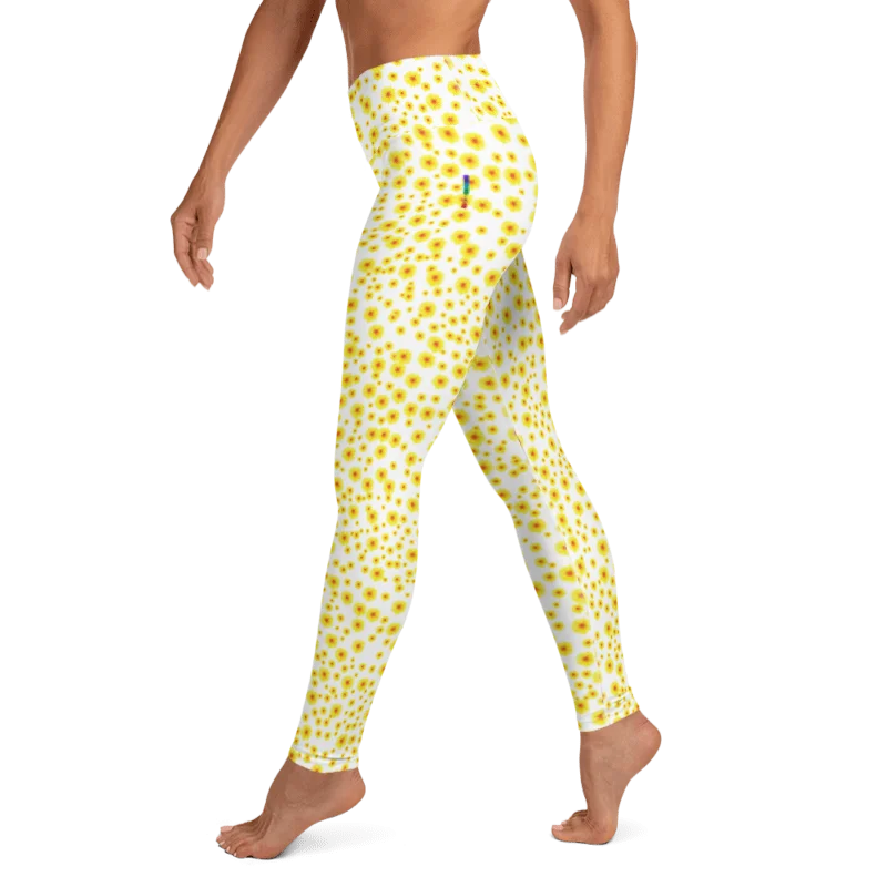 Act Now Dandelion High Waist Yoga Leggings