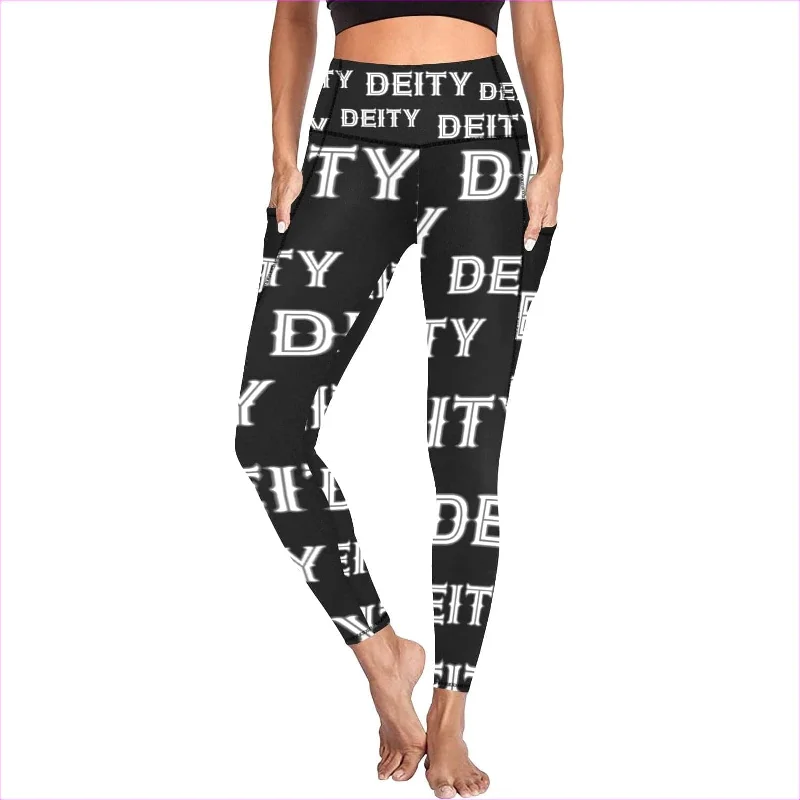 Limited Time Offer Deity High Waist Leggings with Pockets