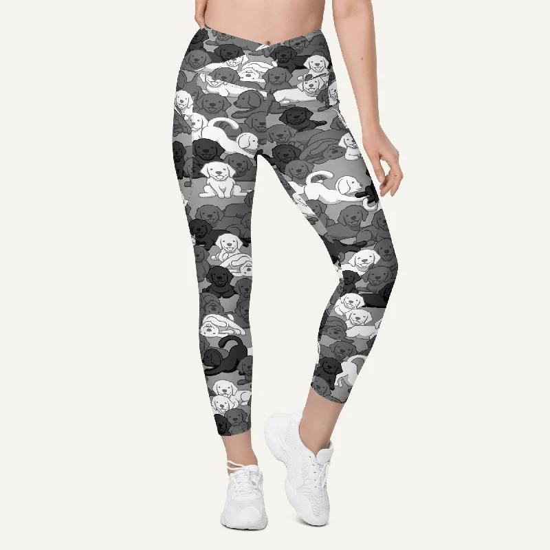 Seasonal Clearance Dogs Camouflage Urban Crossover Leggings With Pockets