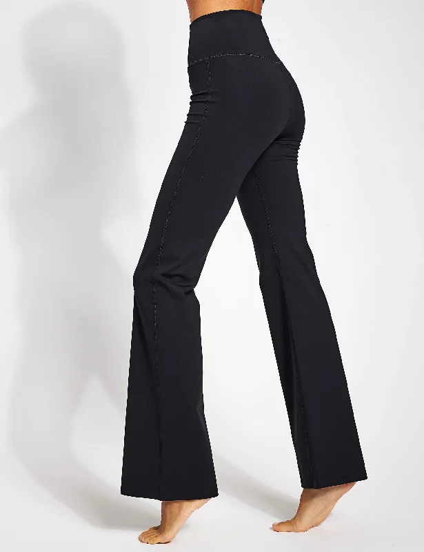 Bonus Savings Compressive Flare Legging - Black
