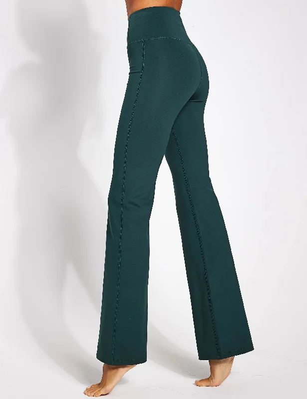 Savings Alert Compressive Flare Legging - Moss