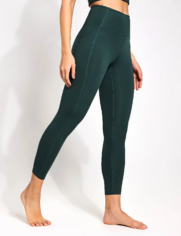 Bargain Blast High Waisted 7/8 Pocket Legging - Moss