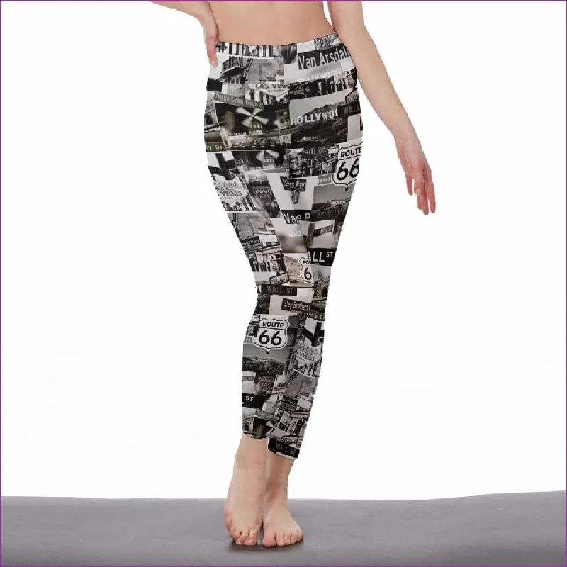 Price Blitz Greyed Streets Womens High Waist Leggings | Side Stitch Closure