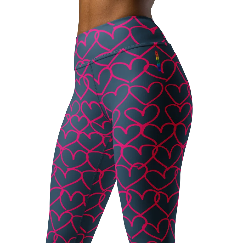Exclusive Access Grounded in Love High Waist Yoga Leggings