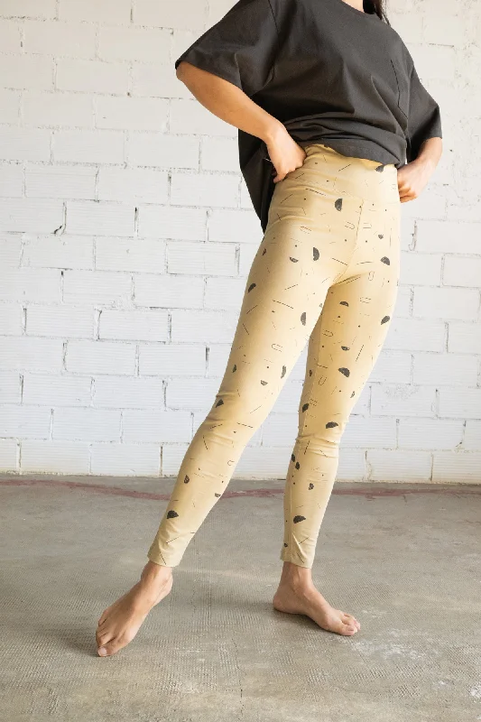 New Deals Gleda leggings beige sidereal rain