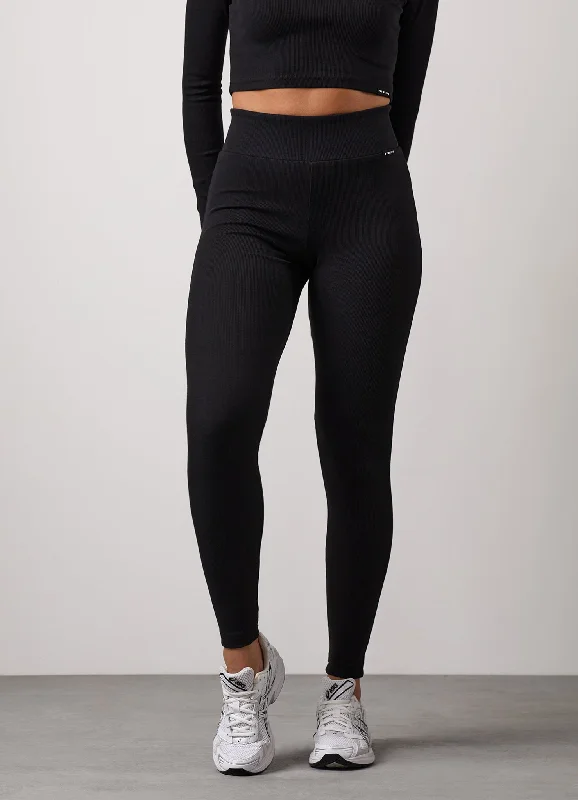 Bargain Prices Gym King 365 Rib Legging - Black