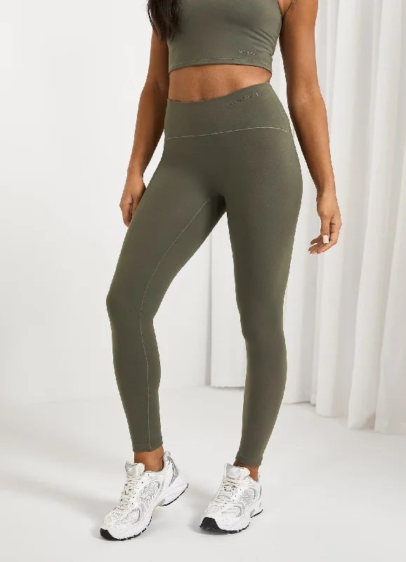 Year-End Sale Gym King Peach Luxe Legging - Olive Luxe