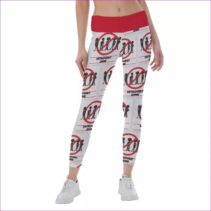 Midnight Sale Introvert Zone Womens Yoga Leggings