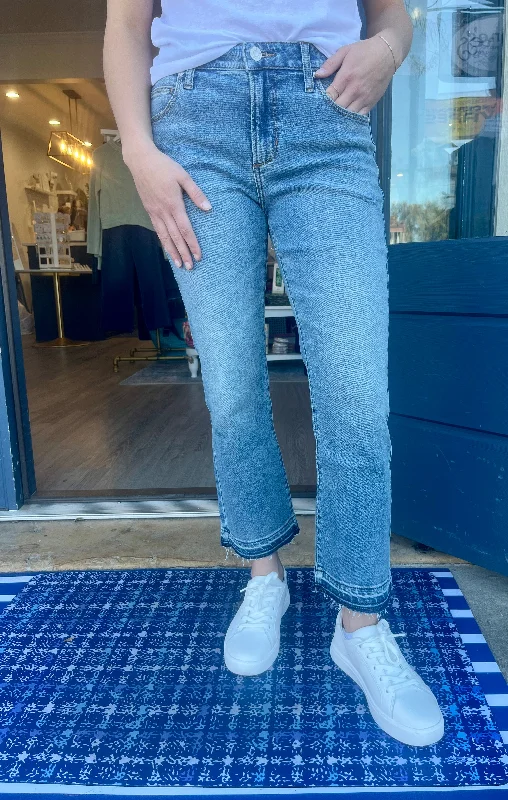 Super Bargain JAG Eloise Cropped Boot Jean - Blue Dust