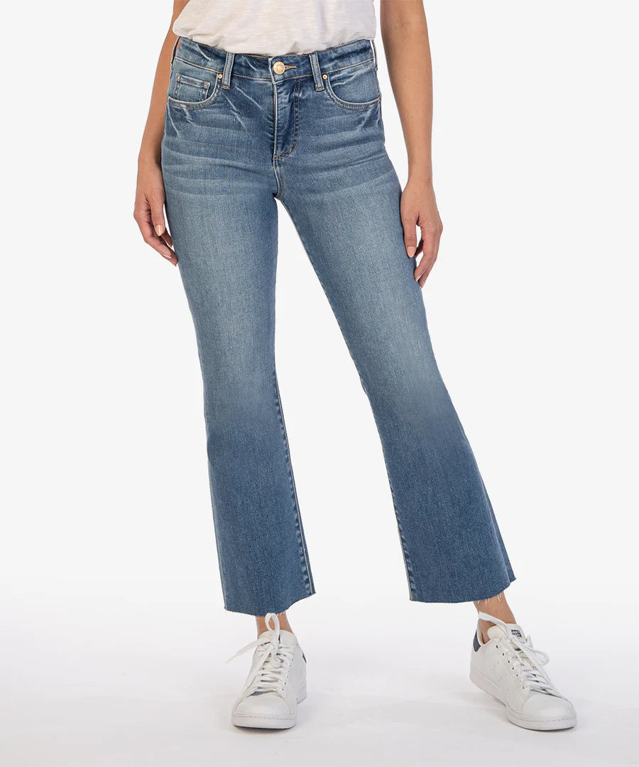 Major Savings KUT from the Kloth  Kelsey High Rise Ankle Flare Jean