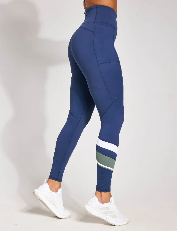 Special Promotion Limitless Legging - Navy-Green-White