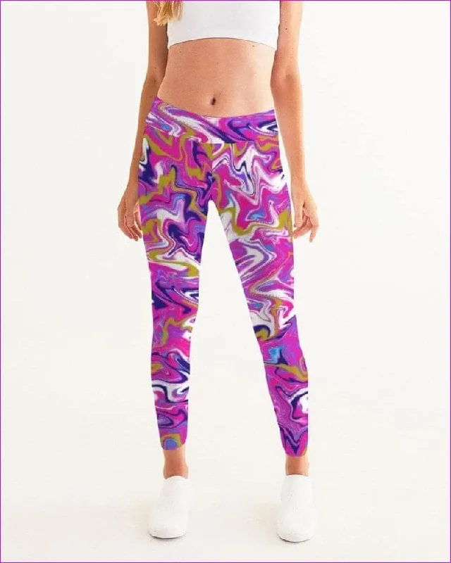 Can't Miss Marbled Pixie Womens Yoga Pants