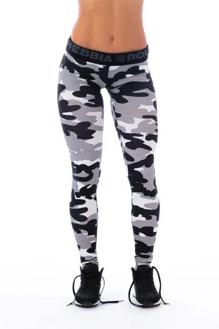 Mega Deal Nebbia Camo Leggings 203 - White