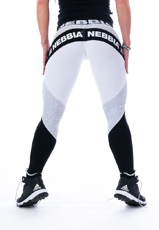 Bargain Bin Nebbia Fitness Tights Combi 214 - White