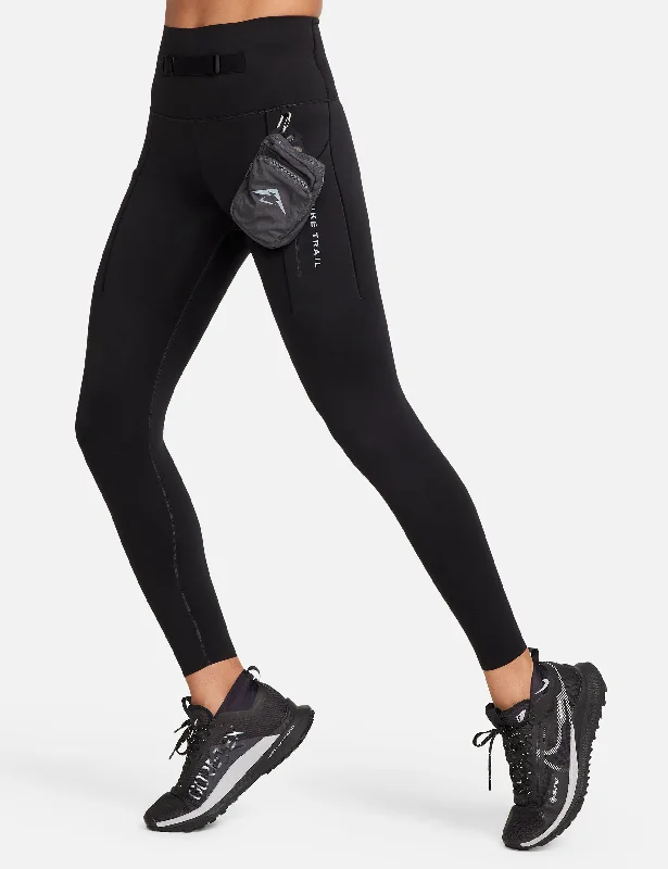 Shop and Save Go Trail High Waisted 7/8 Leggings - Black/Dark Smoke Grey